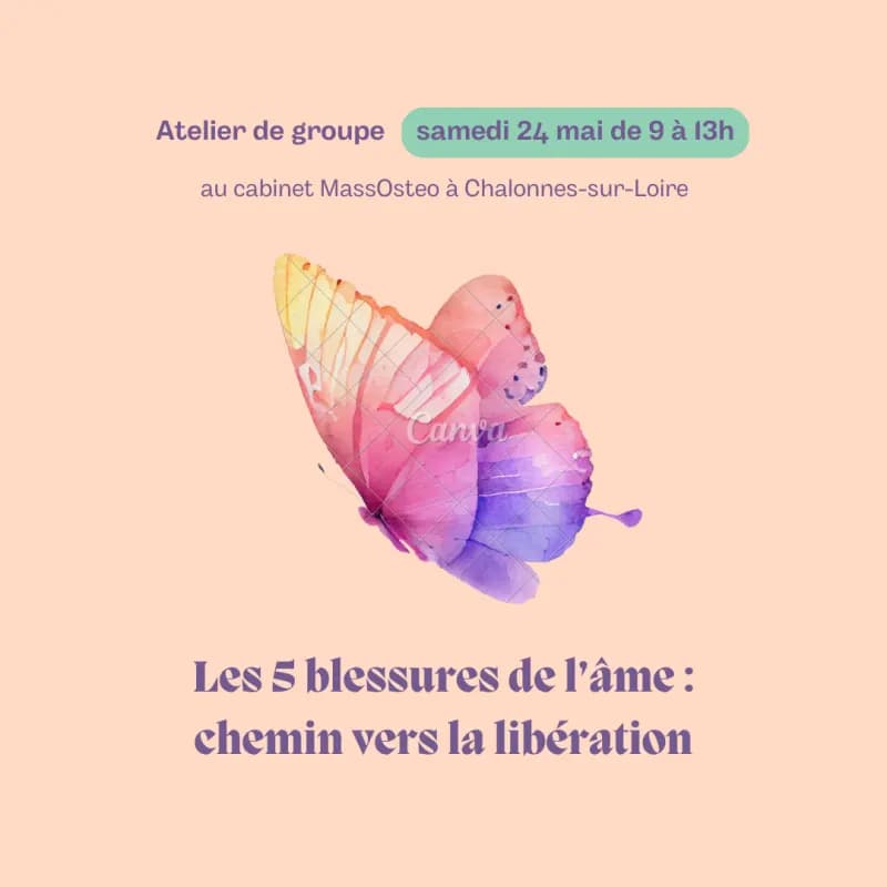 Atelier de groupe sur les 5 blessures de l'âme