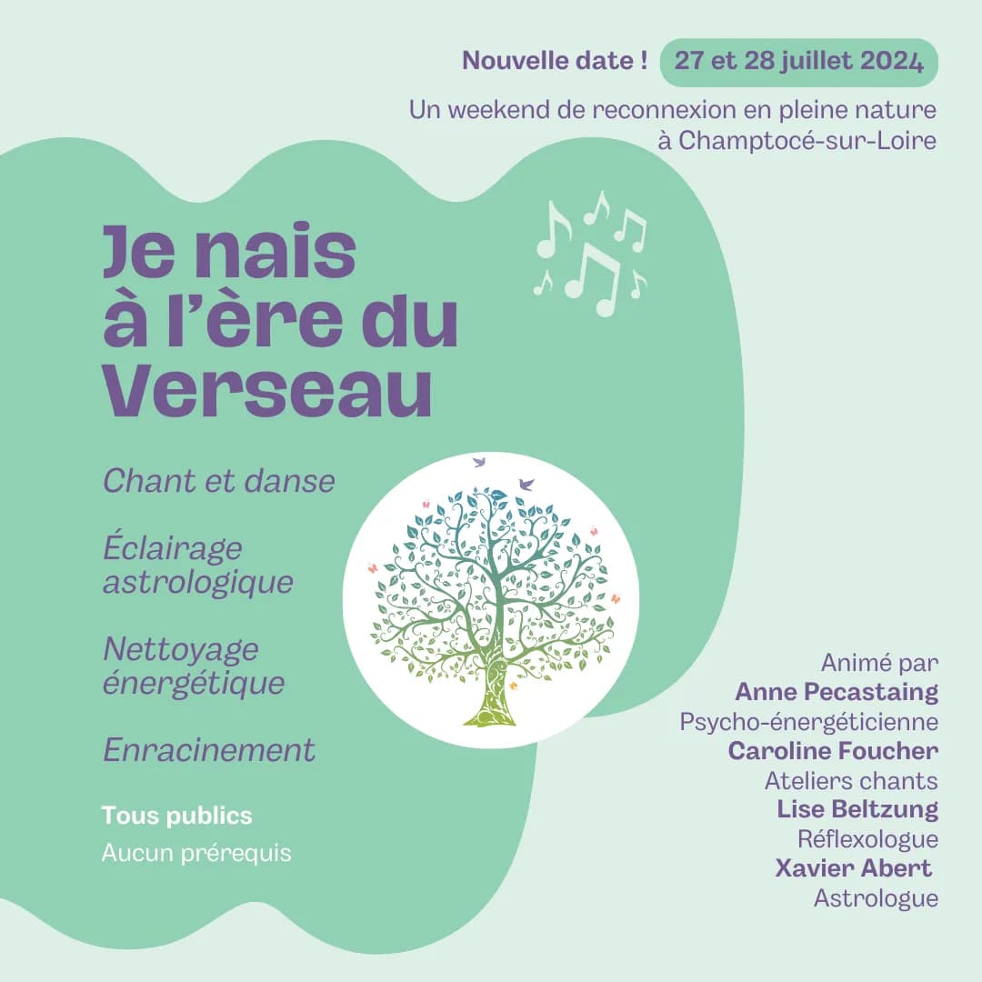 Stage — Je nais à l'ère du Verseau
